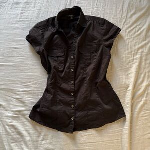 Black button up top